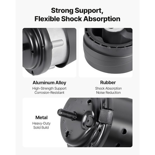 Engine Mount Gearbox Replacement Kit Vevor Set of 4 Pieces Compatible with Chevrolet Traverse 3.6l V6 2009–2017 Replacement for Original Code A5548hy A5549hy A5458hy A5444 Secure Support