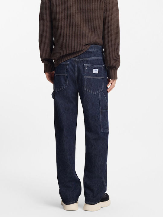 Carpenter/4 Ανδρικό Παντελόνι Τζιν με Relaxed Baggy Εφαρμογή Unwashed Denim