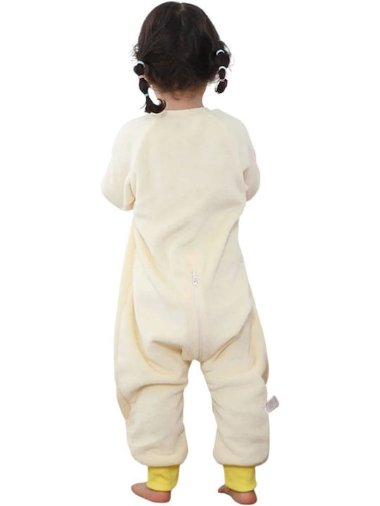 Queen Mother Winterschlafsack mit Beinen Giraffe Ecru
