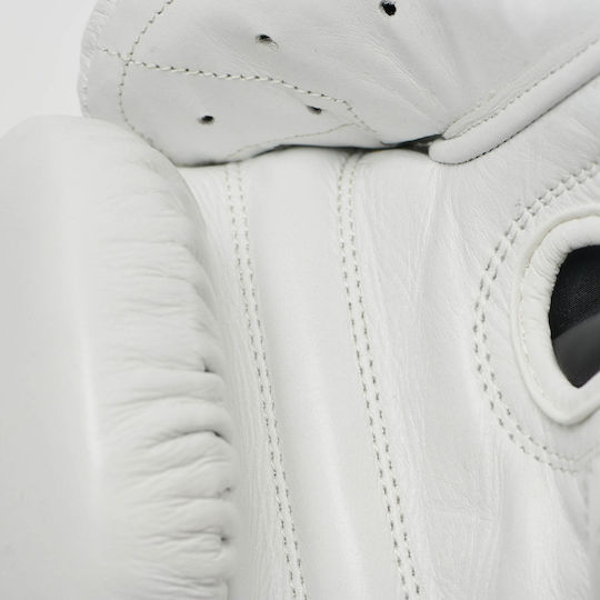 Leone The Greatest Boxing Gloves made of Synthetic Leather for Bag White