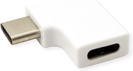 Roline Converter USB-C male to USB-C female White 1pcs 12.03.2996
