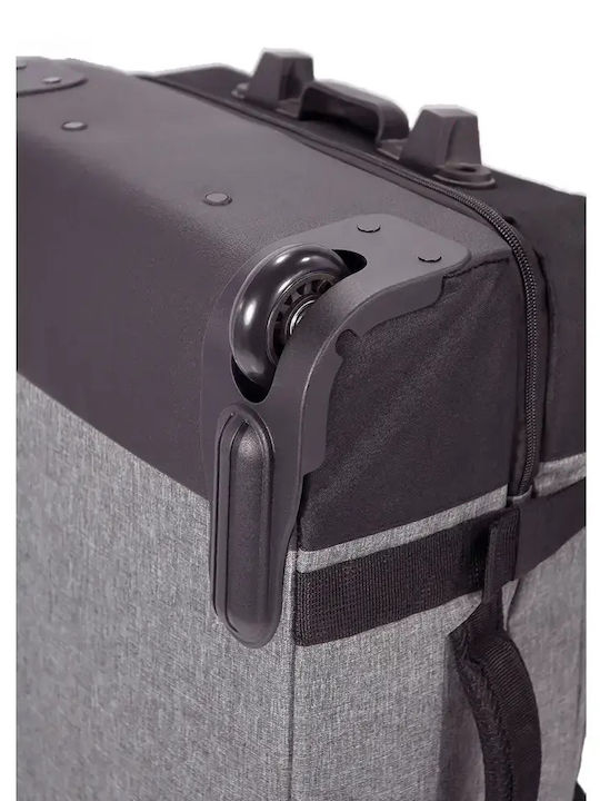 Benzi Large Gray Suitcase With 2 Wheels Height 72cm