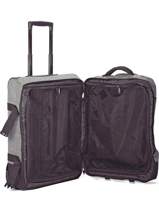 Benzi Large Gray Suitcase With 2 Wheels Height 72cm