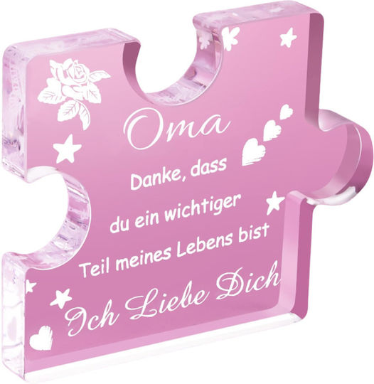 Engraved Acrylic Trophy A Nice Inscription Grandma Gift