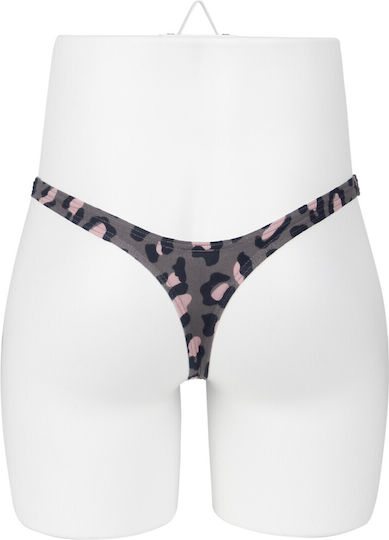 Comfort Ανδρικό Sexy String Γκρι