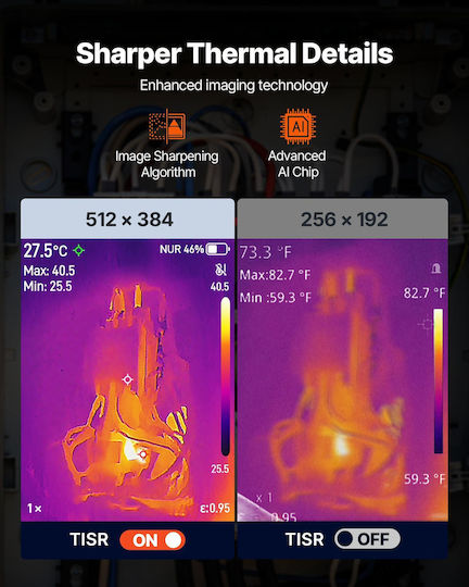 Vevor Handheld Thermal Camera with Screen 3.45" 20°C-550°C FWIFIYHWRXY32CPHW002V9