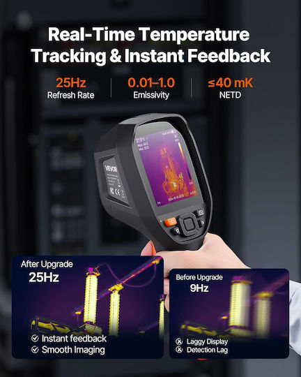 Vevor Handheld Thermal Camera with Screen 3.45" 20°C-550°C FWIFIYHWRXY32CPHW002V9