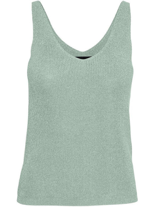 Women's Summer Top with Spaghetti Straps Green