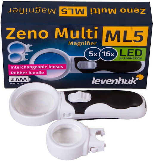Levenhuk Μεγεθυντικός Φακός Χειρός με Φως Zeno