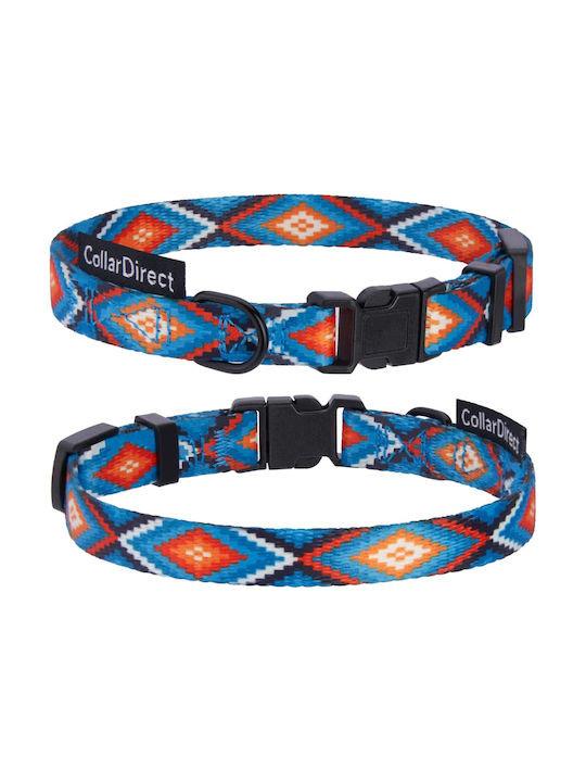 Nylon Hundehalsband Schnalle Verstellbare Halsgröße 35,6-45,7cm Bunt