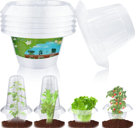 Inele Pentru Guler Împotriva Melcilor 6 Bucăți Protecție Plante Legume