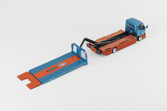 Модел на Плосък Пътно Помощен Камион "gulf Livery" 1:64 Micro Turbo