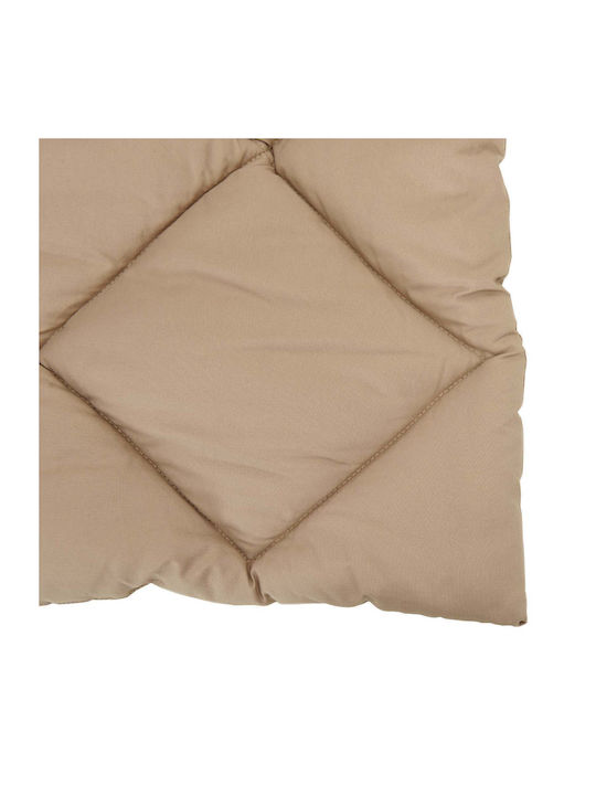 vidaXL Плик за Завивка Кинг Сайз 220x240 Taupe