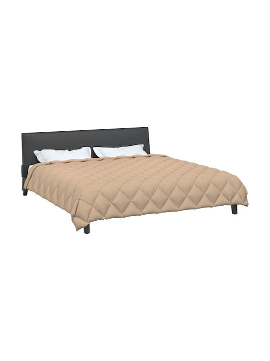 vidaXL Плик за Завивка Кинг Сайз 220x240 Taupe