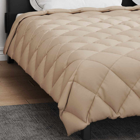 vidaXL Παπλωματοθήκη Υπέρδιπλη 240x260 Taupe