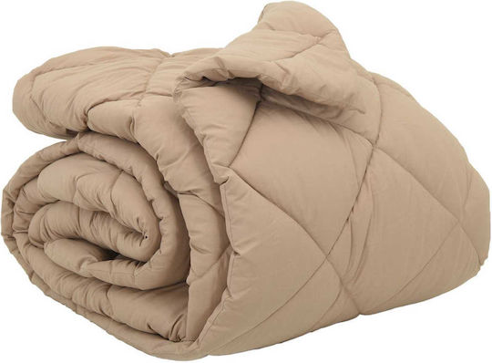 vidaXL Duvet Cover Double 200x220 Taupe