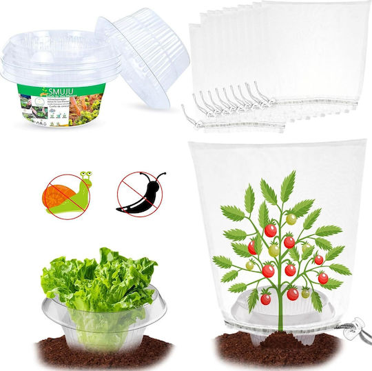 Set 25 Gulere 25 Plase Protecție Plante Împotriva Melcilor Insectelor