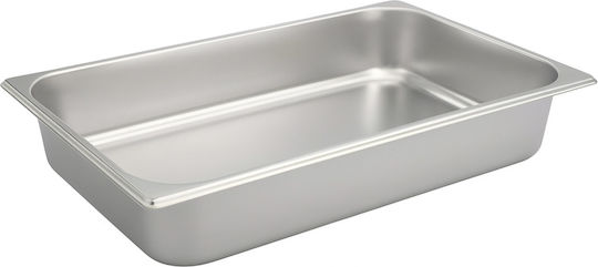 Pufo Stainless Steel Gastronorm Tray Food Storage Sauces Ice Cream Ideal Catering Restaurants Fast Food Horeca 53 X 33 Cm