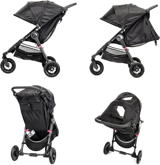 Baby Jogger City Mini GT Reglabil 2 în 1 Cărucior pentru copii Potrivit pentru Nou-născut Negru 9.5kg