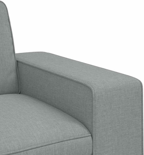 Πολυθρόνα 102x80x82cm Ανοιχτό Γκρι