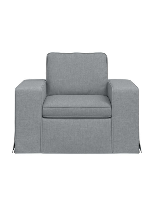Armchair Light Gray 102x80x82cm