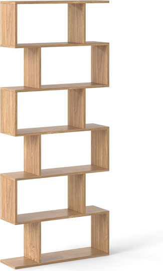 Bibliothek Natürliche Farbe 80x23x191cm