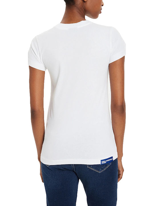 Дамски T-shirt Бял