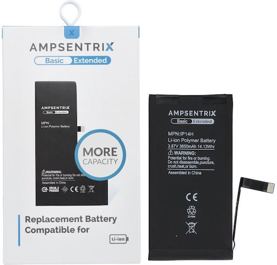 Ampsentrix Compatible Replacement Mobile Phone Battery 3650mAh for iPhone 14