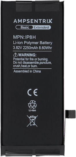 Ampsentrix Συμβατή Μπαταρία Αντικατάστασης για iPhone 8