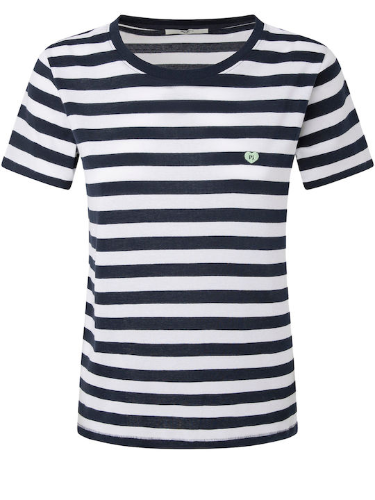 E2 Drop 2 Jinx Women's T-shirt Striped Blue