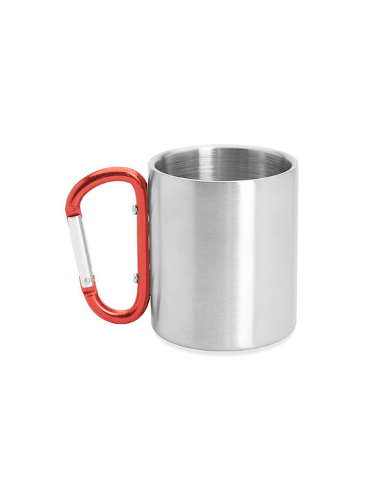 Guaya Becher Metallisch Rot 230ml