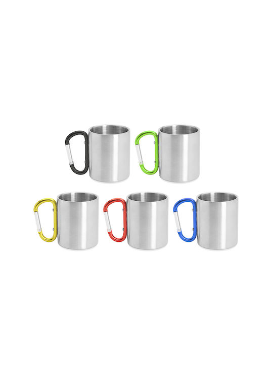 Guaya Becher Metallisch Rot 230ml