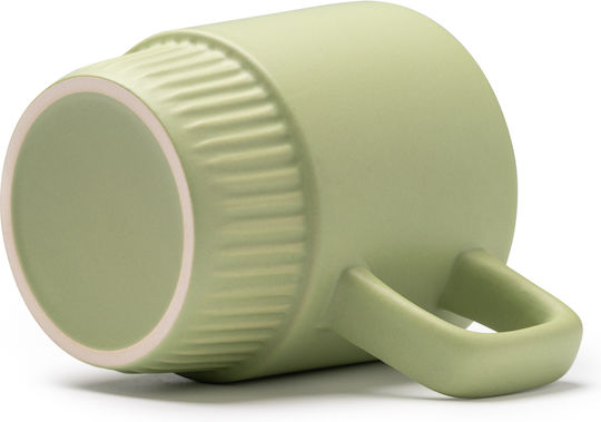 Longi Cană Ceramică Roșie 300ml