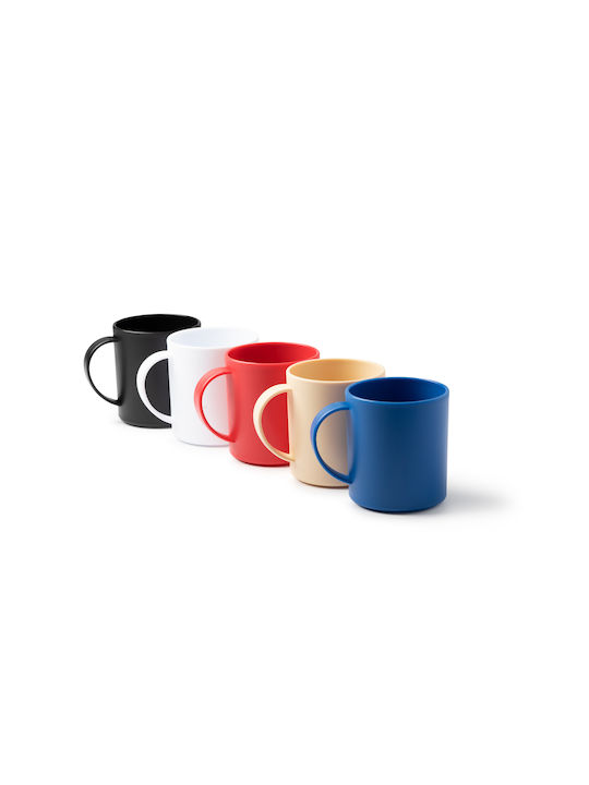 Lino Plastic Black Mug 300ml