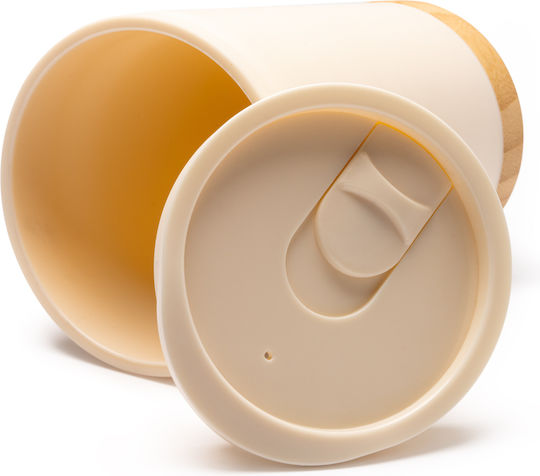 Mirin Mug Bamboo with Lid Blue 290ml