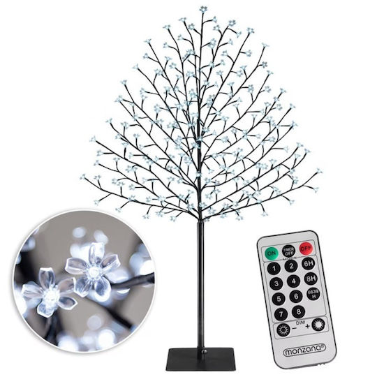 Christmas Decorative Tree Monzana 220 Cm Blue LED Lighting Remote Control Indoor Outdoor