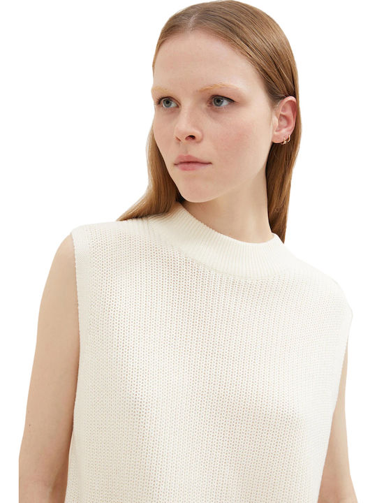 Women's Sleeveless Sweater Beige