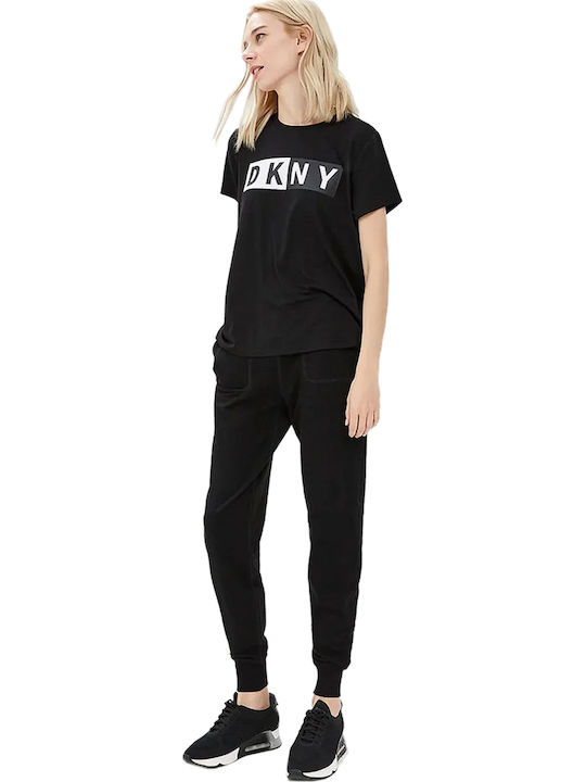 Logo Damen T-Shirt Schwarz