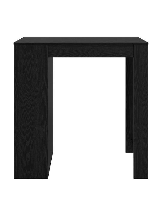 Τραπέζι Μπαρ Ξύλινο Μαύρη 102x70x103.5εκ.