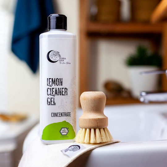 Terra Gaia Gel Καθαρισμού Κατά των Αλάτων με Άρωμα Λεμόνι 500ml