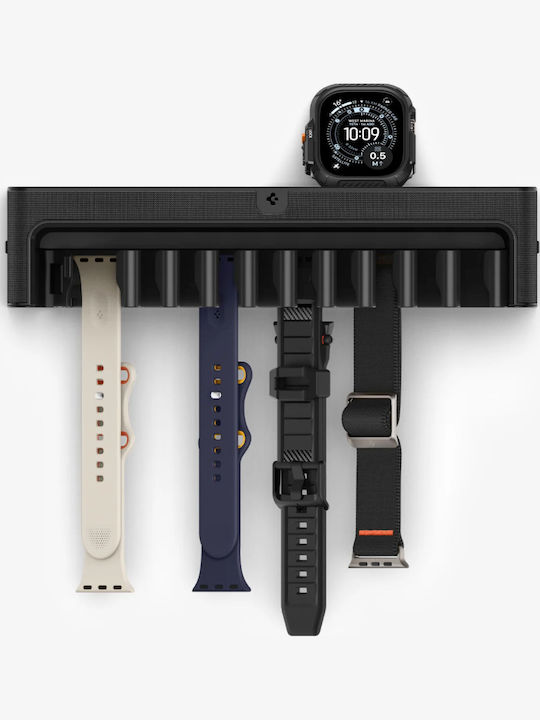 Spigen Sgp Wall Organizer Stand Mounted Apple Watch Band S341 Top Shelf Tray Black Amp09445