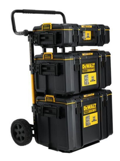 DEWALT Cu roți Plastic Căruță 3 Secțiuni cu Geantă de scule L70xA62xÎ113cm