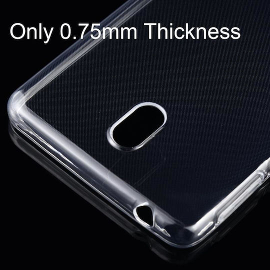 Ultrathin Задна корица Силикон / Пластмаса 0.75мм Прозрачен (Nokia 1 Plus)