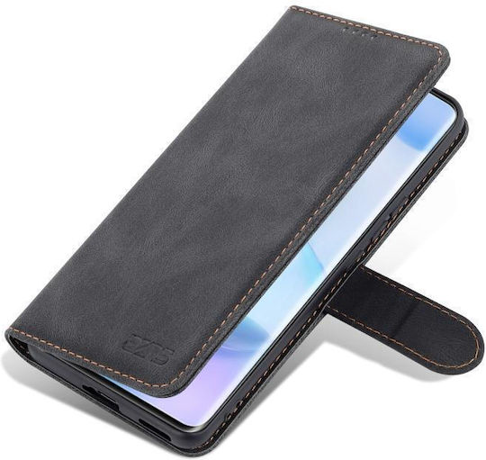 Pro Azns Dream Ii Skin Feel Book Δερμάτινο / Δερματίνης / Σιλικόνης Μαύρο (Honor 50)