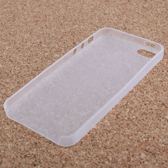 Ultra Thin Back Cover Plastic 0.3mm Transparent (iPhone 5/5s/SE)