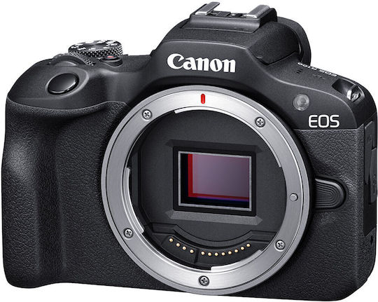 Canon EOS R100 Mirrorless Camera Kit (RF-S 18-45mm f/4.5-6.3 IS STM + RF 75-300mm f/4-5.6 IS STM) Black