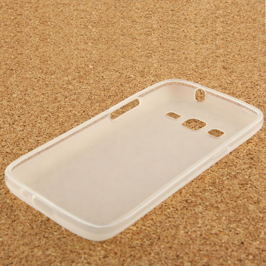 Translucent Frosted Back Cover Silicone Transparent (Samsung Galaxy Express 2)