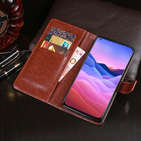 V 2020 Idewei Book Δερμάτινο Κόκκινο (ZTE Blade V 2020 (idewei))