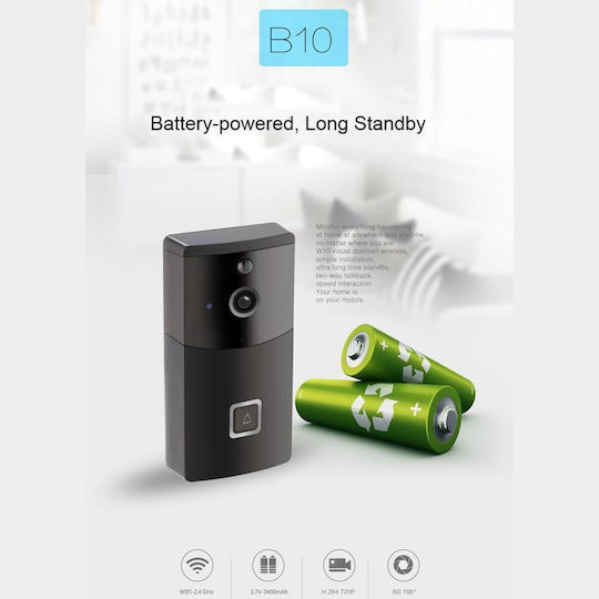 Wireless Doorbell Black