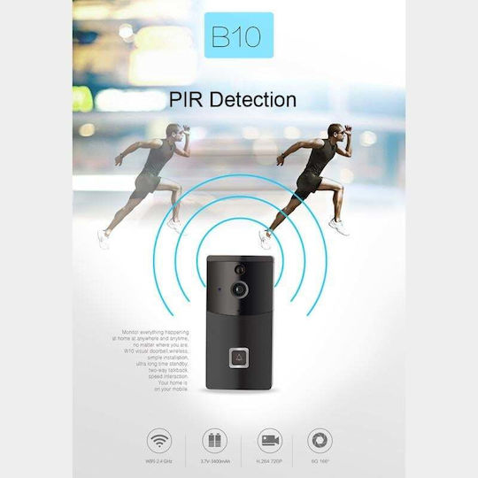 Wireless Doorbell Black
